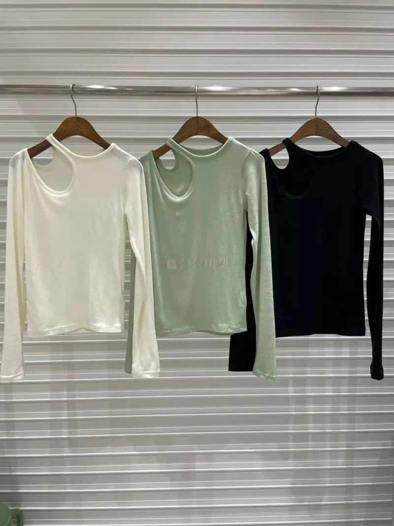 Bricklane - Korean Women Fashion - #momslook - Cutting Tee - 9