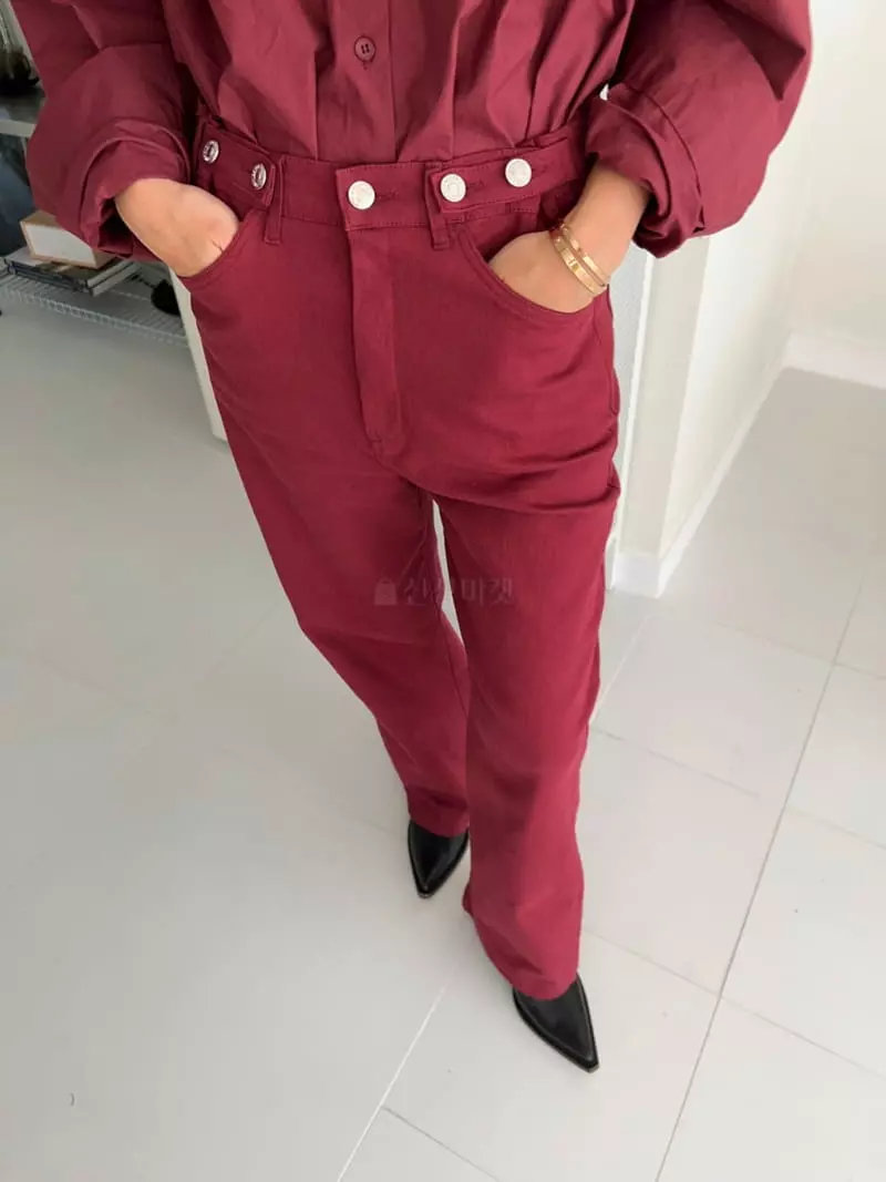Bricklane - Korean Women Fashion - #momslook - Color Pants