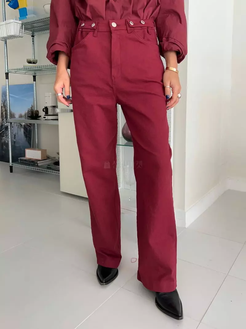 Bricklane - Korean Women Fashion - #momslook - Color Pants - 5