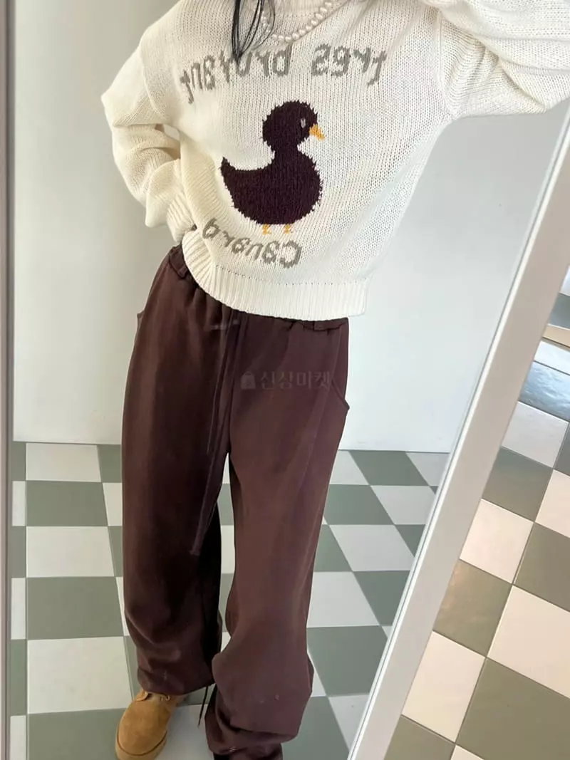 Bricklane - Korean Women Fashion - #momslook - Duck Knit Tee - 5