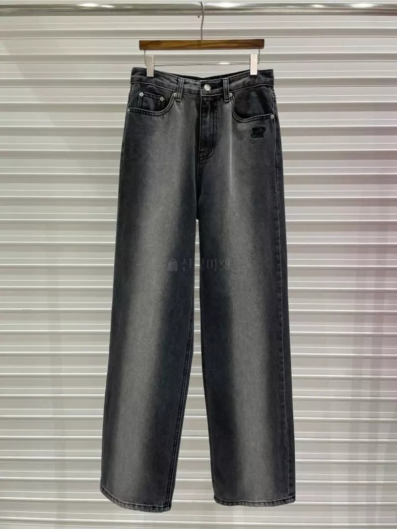 Bricklane - Korean Women Fashion - #momslook - Ice Embroidery Jeans - 9