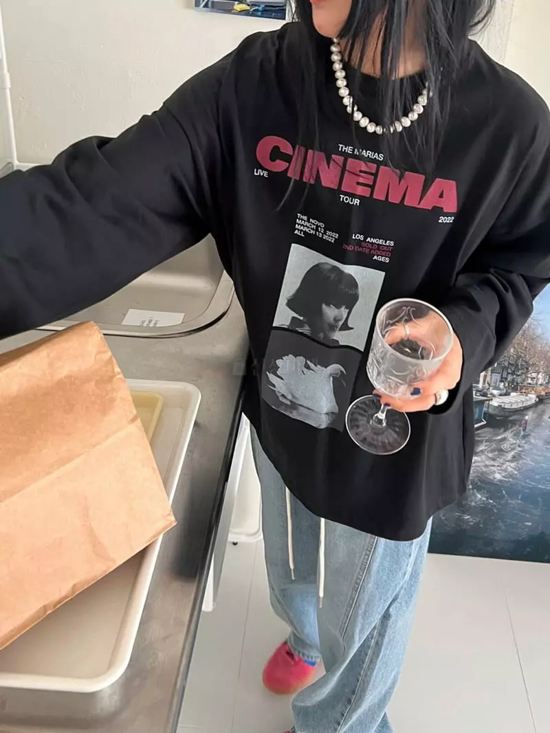 Bricklane - Korean Women Fashion - #momslook - Cinema Tee