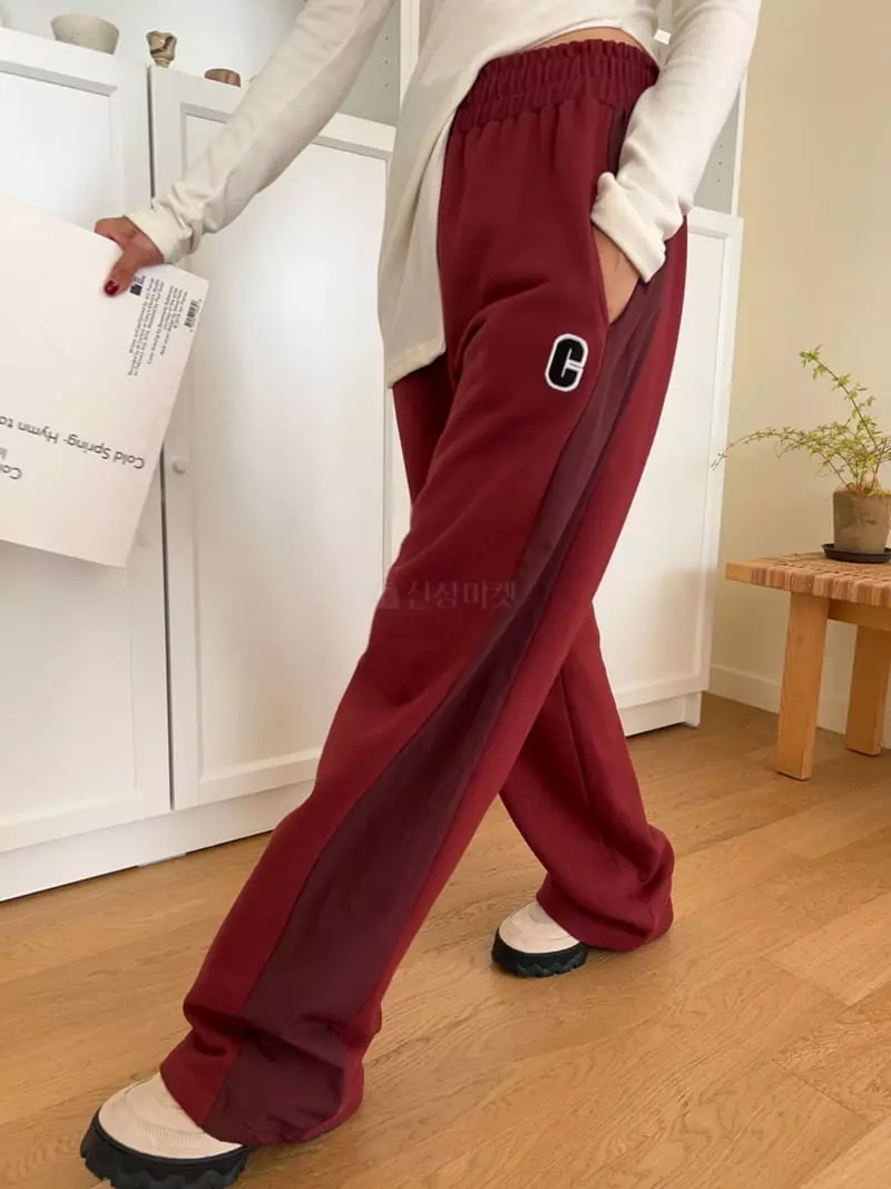 Bricklane - Korean Women Fashion - #momslook - Color C Color Pants - 2