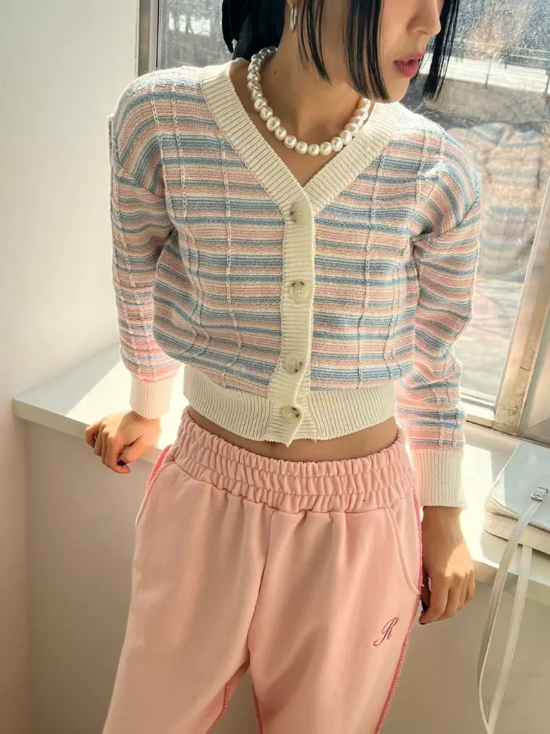 Bricklane - Korean Women Fashion - #momslook - Mix Knit Tee