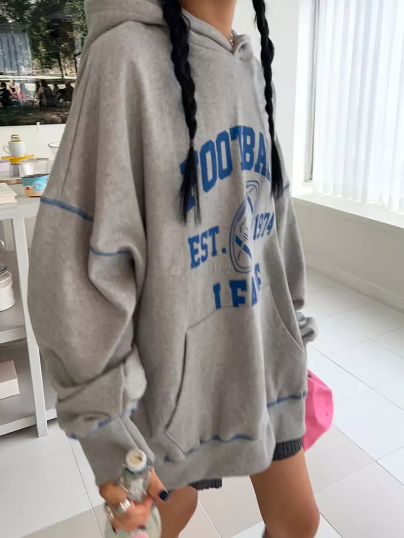 Bricklane - Korean Women Fashion - #momslook - Lig Hoody - 3