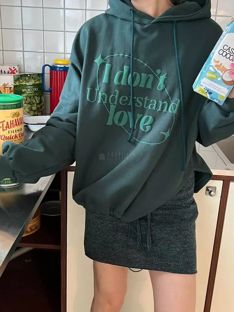 Bricklane - Korean Women Fashion - #momslook - Love String Hoody - 5