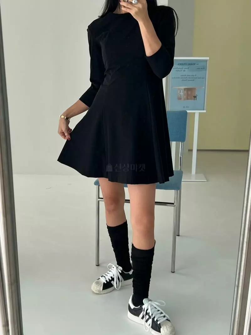 Bricklane - Korean Women Fashion - #momslook - Line Mini One-piece