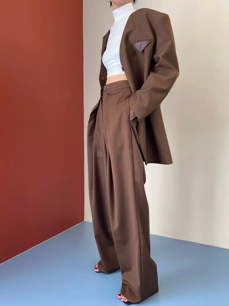 Bricklane - Korean Women Fashion - #pursuepretty - Tuck Wrinkle Pants