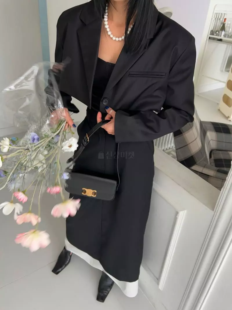 Bricklane - Korean Women Fashion - #pursuepretty - Cell Crop Jacket