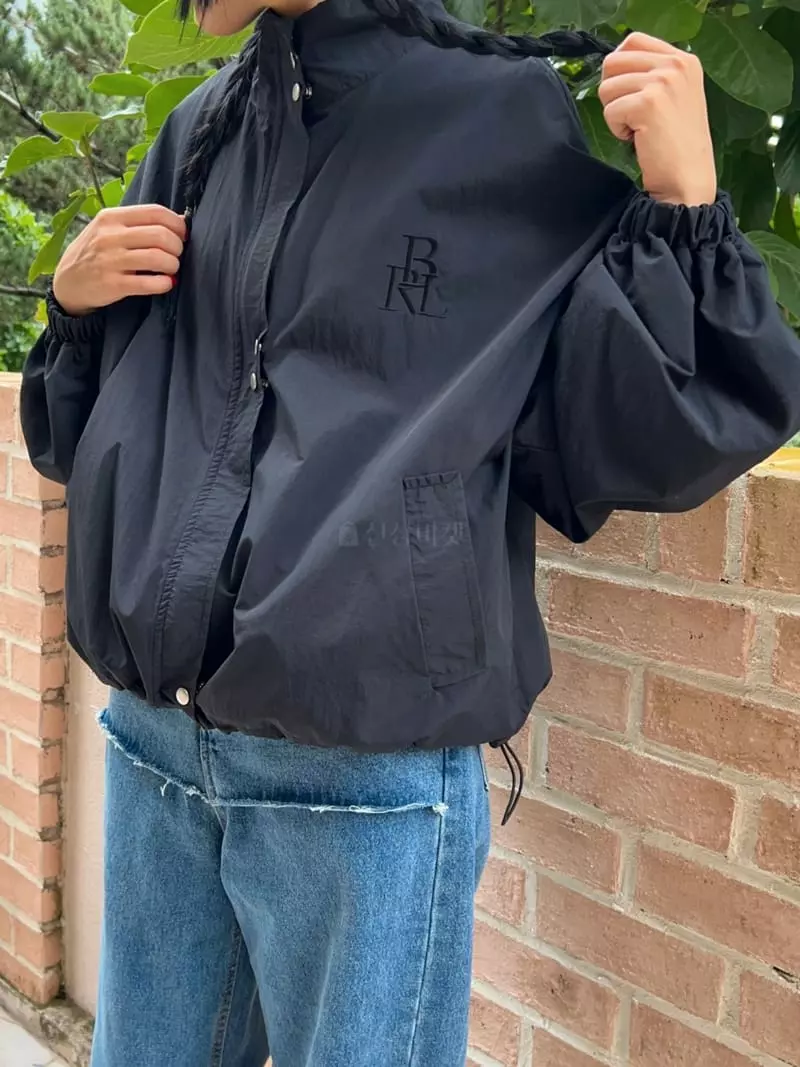 Bricklane - Korean Women Fashion - #pursuepretty - Logo Snap Button Jumper - 11