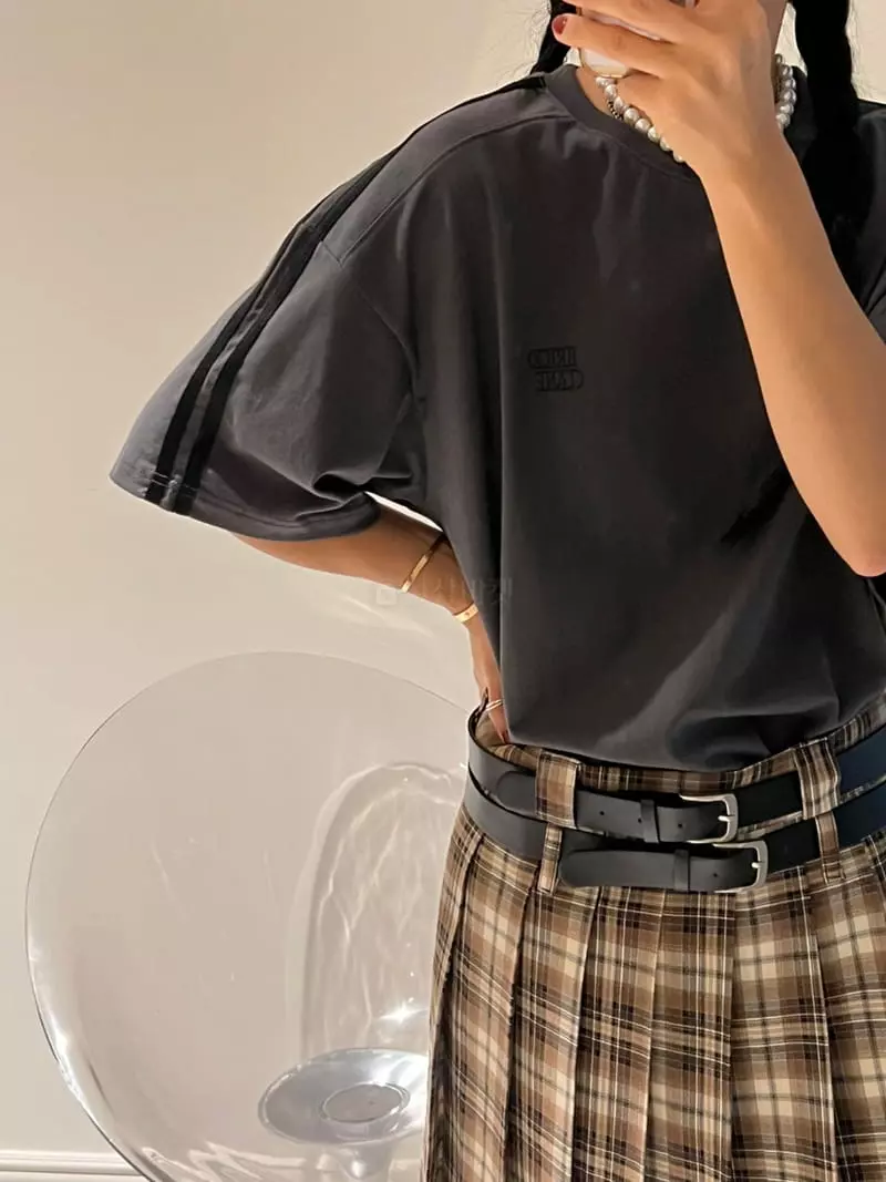 Bricklane - Korean Women Fashion - #pursuepretty - Two Stripes Tee - 7