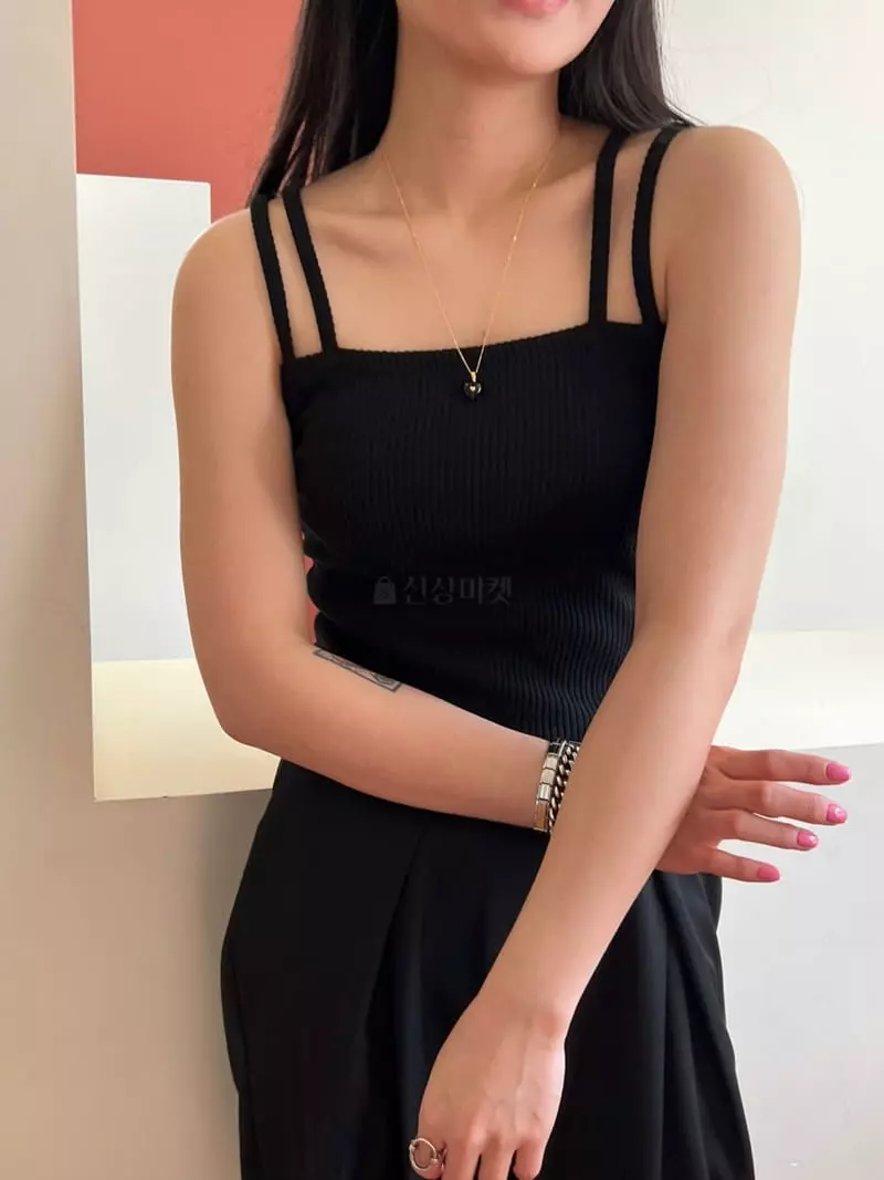 Bricklane - Korean Women Fashion - #restrostyle - Two Stripes Sleeveless - 9