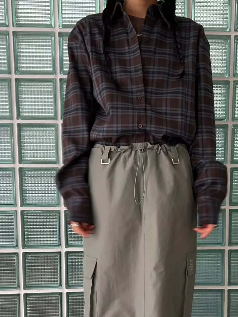 Bricklane - Korean Women Fashion - #restrostyle - Fleece Check Shirt - 5