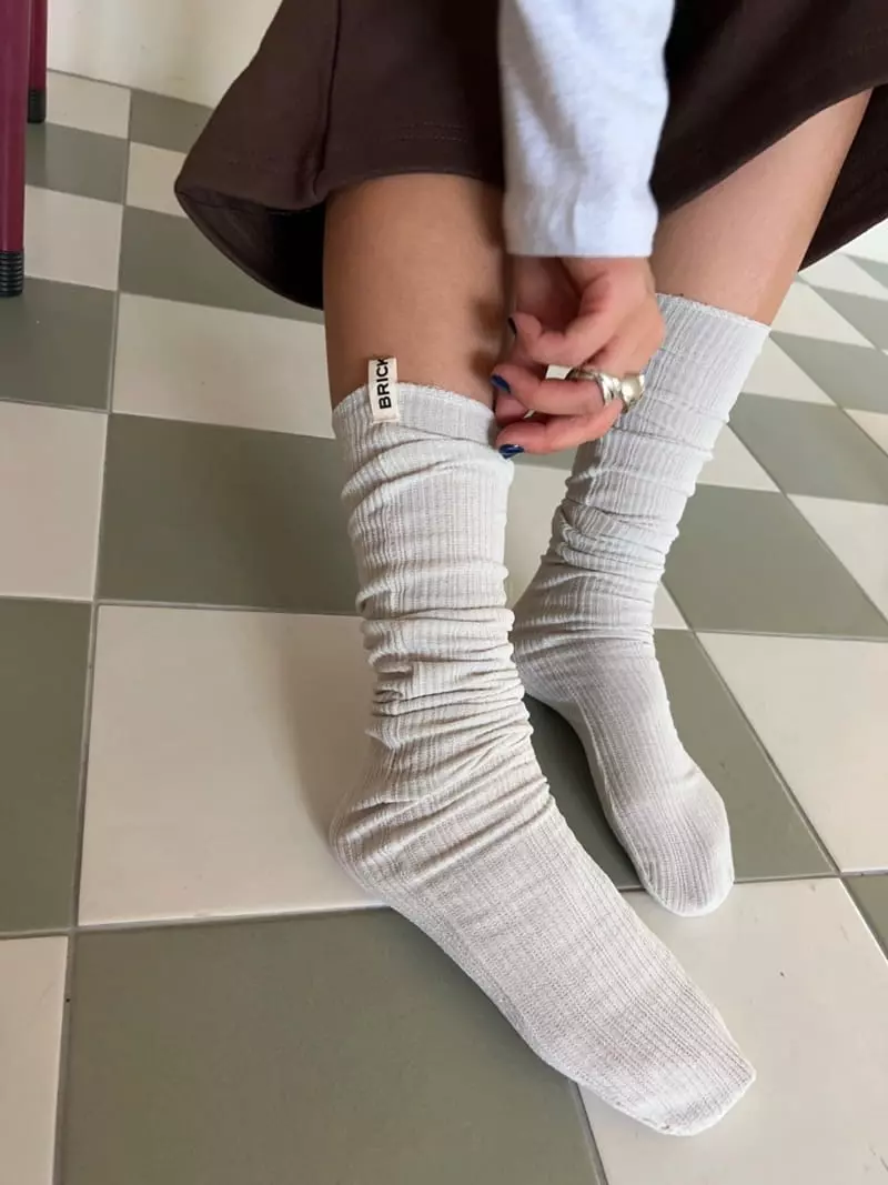 Bricklane - Korean Women Fashion - #restrostyle - Rib Socks