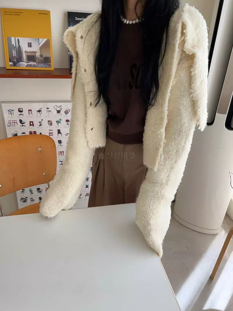 Bricklane - Korean Women Fashion - #shopsmall - Turtleneck Cardigan - 4