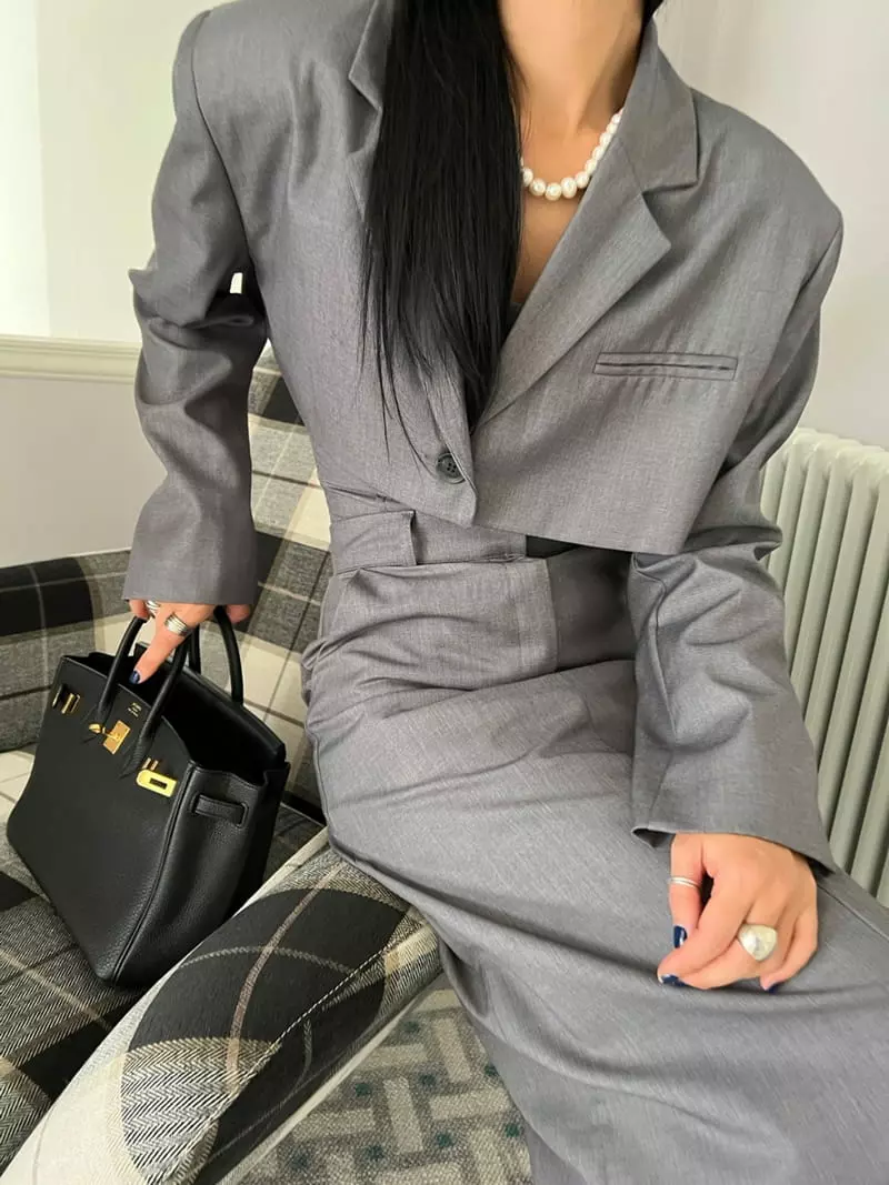 Bricklane - Korean Women Fashion - #thelittlethings - Cell Crop Jacket - 6