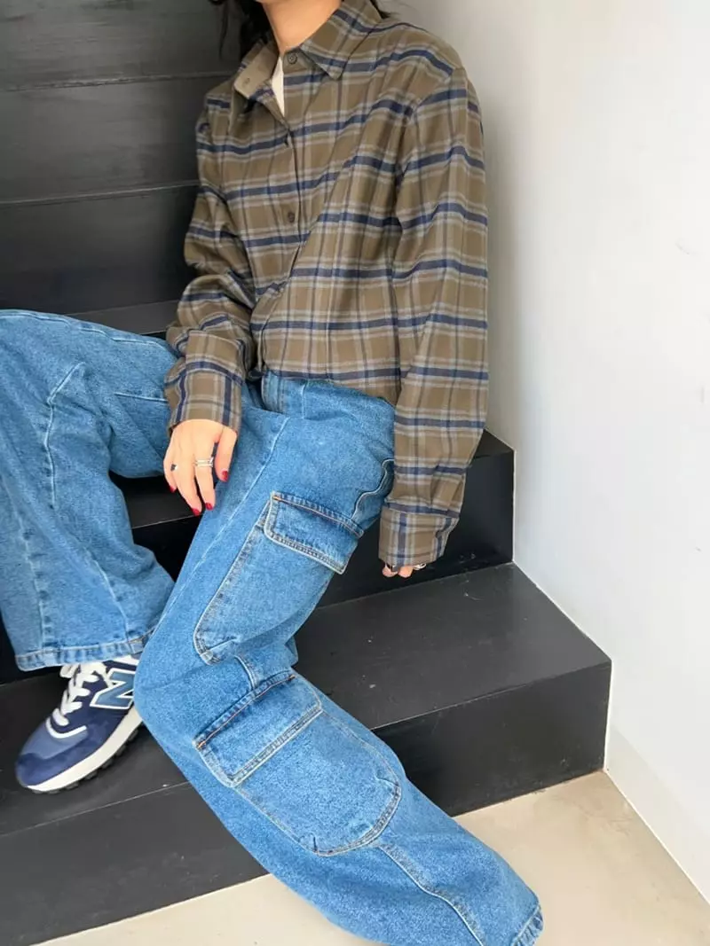 Bricklane - Korean Women Fashion - #thelittlethings - Fleece Check Shirt - 9
