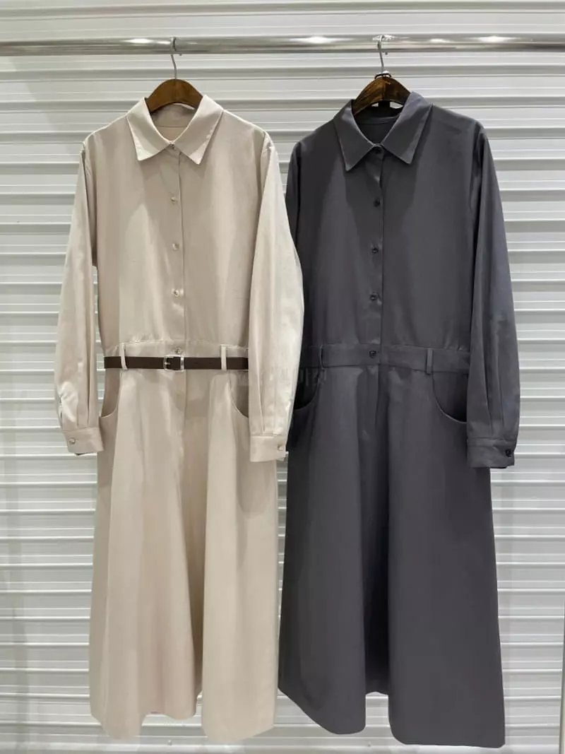 Bricklane - Korean Women Fashion - #vintagekidsstyle - Low Belt One-piece - 12