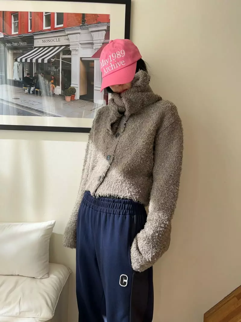 Bricklane - Korean Women Fashion - #womensfashion - Turtleneck Cardigan - 9