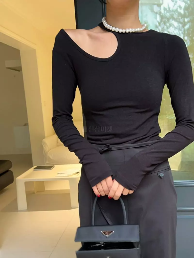 Bricklane - Korean Women Fashion - #womensfashion - Cutting Tee - 6