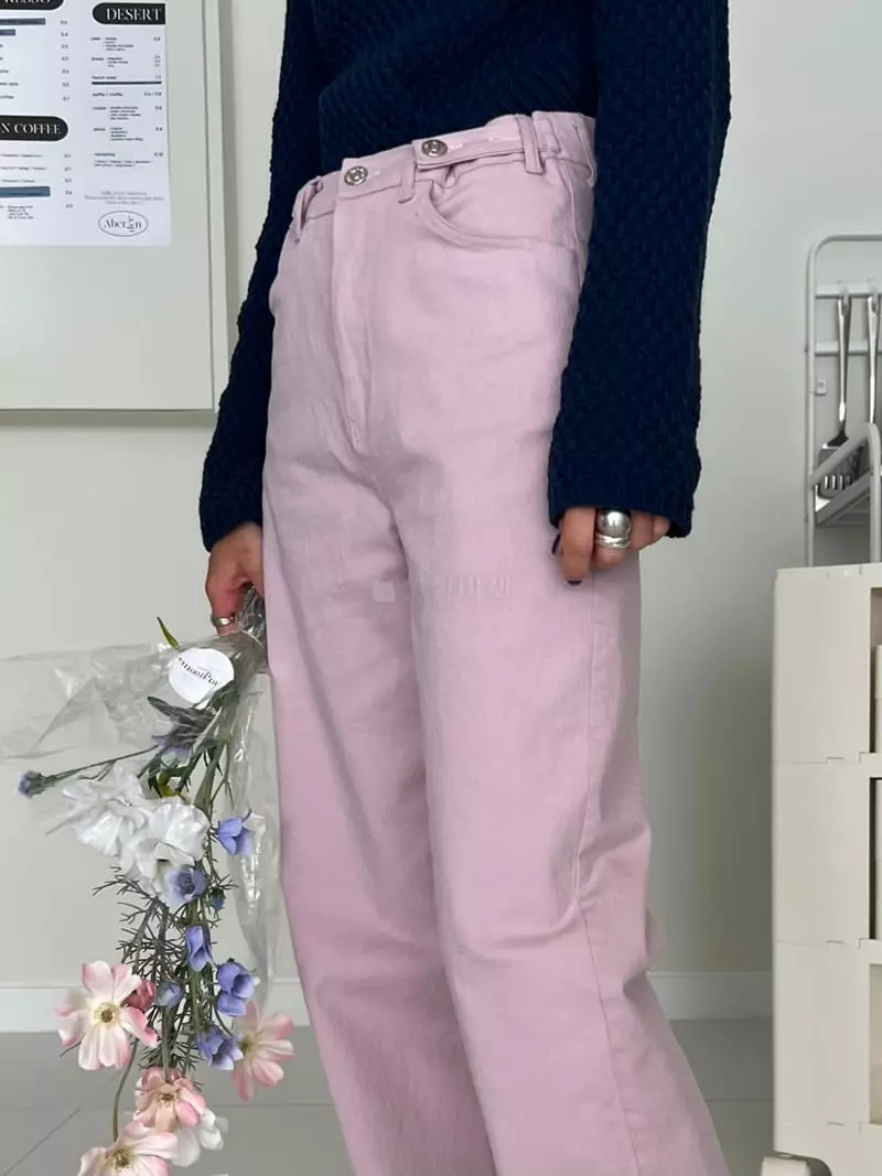 Bricklane - Korean Women Fashion - #womensfashion - Color Pants - 2