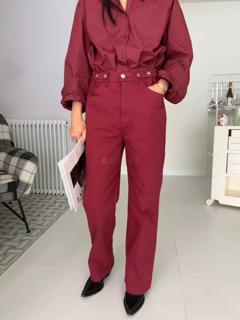 Bricklane - Korean Women Fashion - #momslook - Color Pants - 4