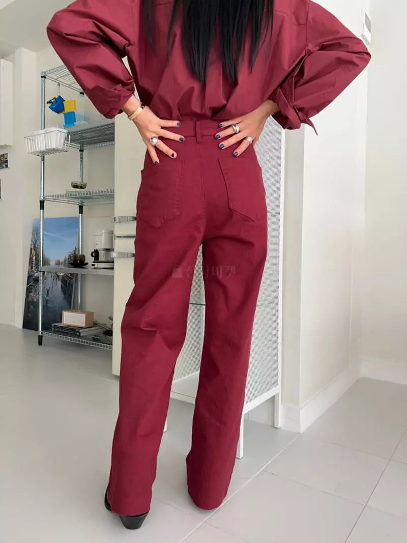 Bricklane - Korean Women Fashion - #womensfashion - Color Pants - 6