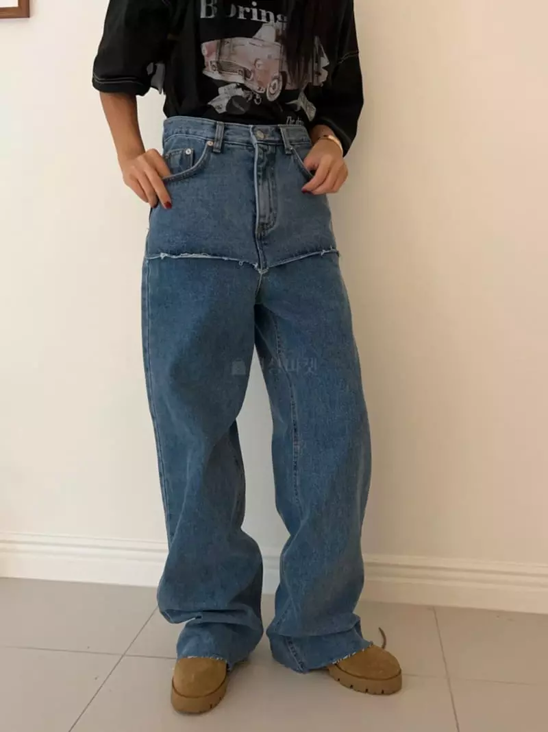 Bricklane - Korean Women Fashion - #momslook - Skirt Jeans - 4