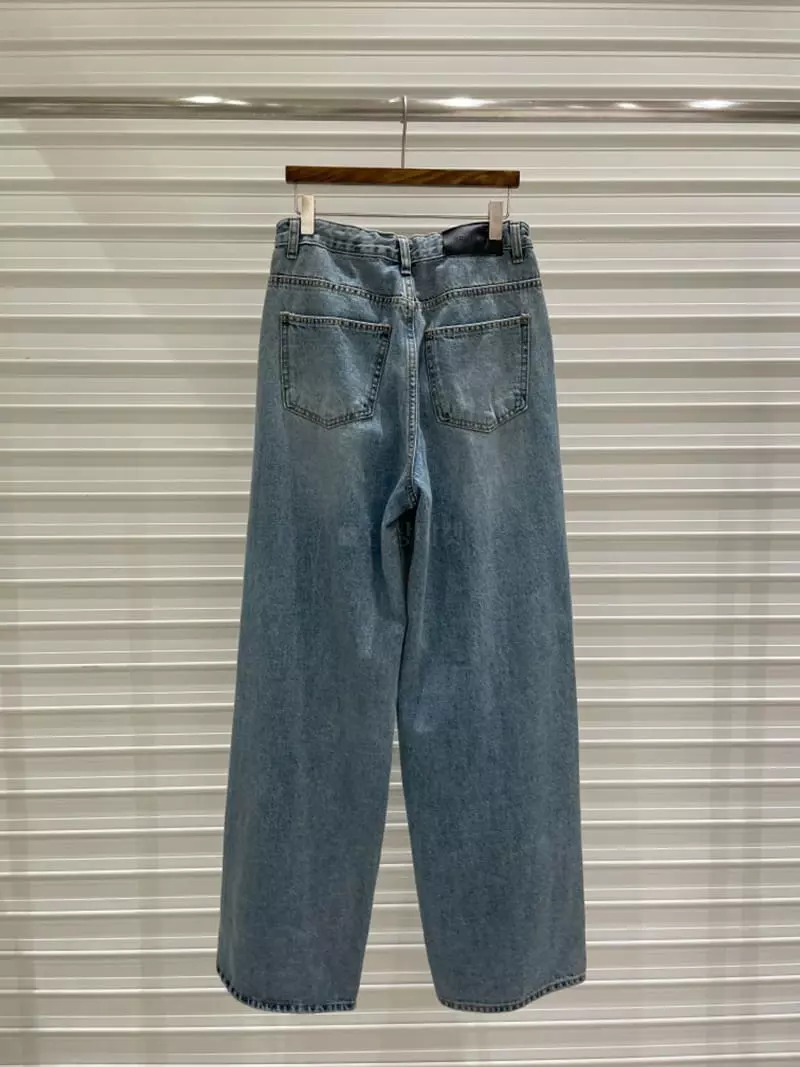 Bricklane - Korean Women Fashion - #womensfashion - Slit String Jeans - 8