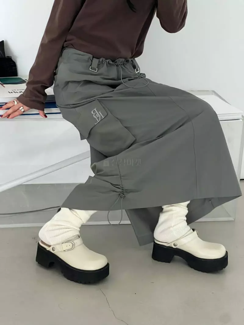 Bricklane - Korean Women Fashion - #womensfashion - String Long Skirt