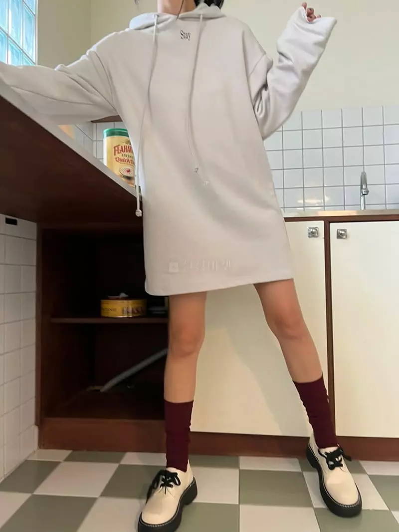 Bricklane - Korean Women Fashion - #womensfashion - State Pad Hoody - 2