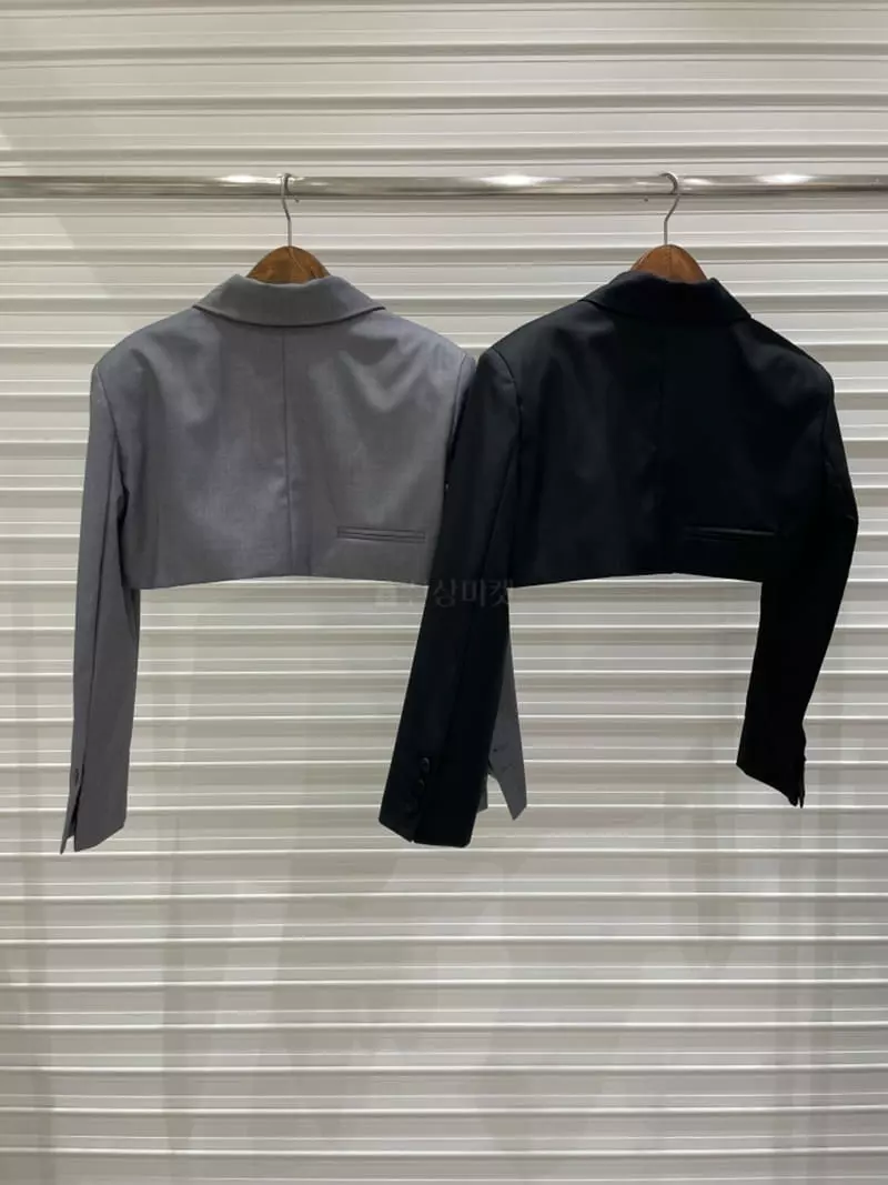 Bricklane - Korean Women Fashion - #womensfashion - Cell Crop Jacket - 10