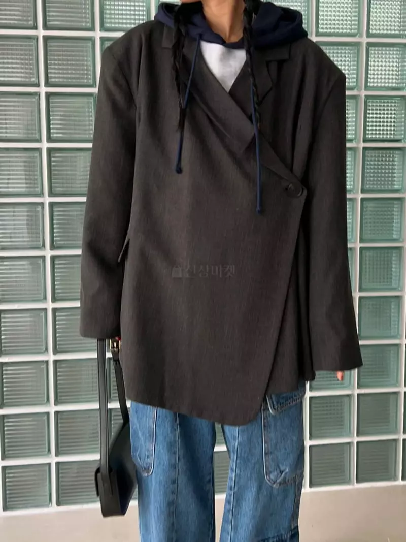 Bricklane - Korean Women Fashion - #womensfashion - Boca Wrap Jacket - 3