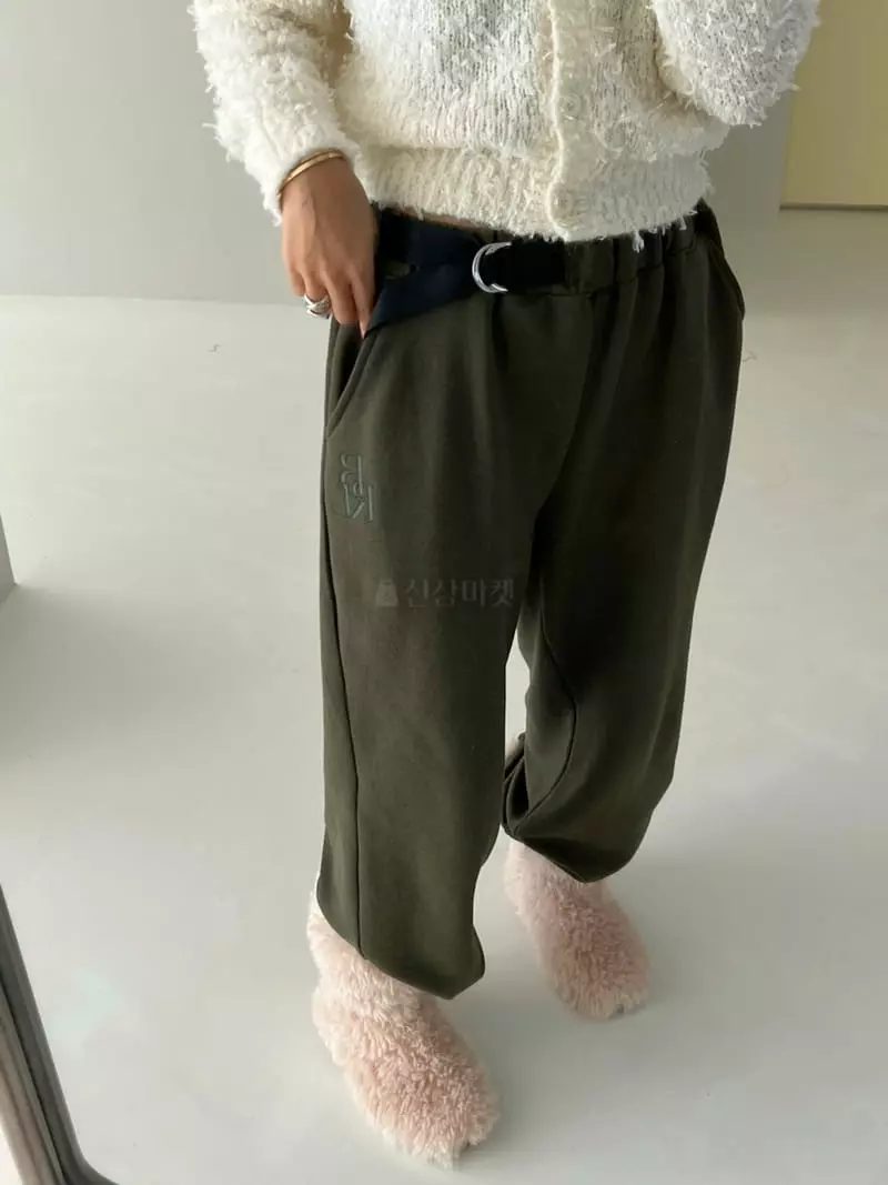 Bricklane - Korean Women Fashion - #womensfashion - Belt Pants - 6