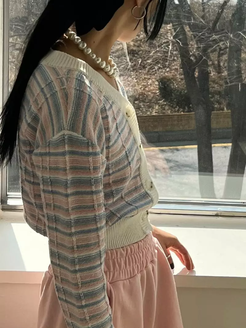 Bricklane - Korean Women Fashion - #momslook - Mix Knit Tee - 4