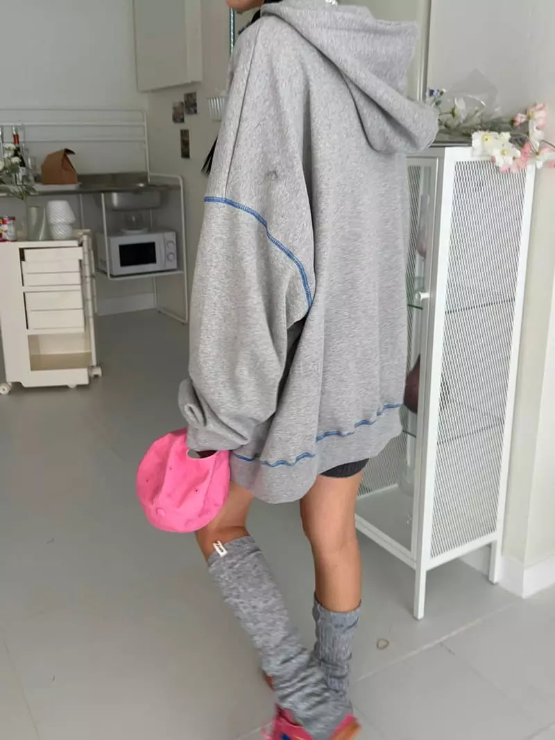 Bricklane - Korean Women Fashion - #momslook - Lig Hoody - 4