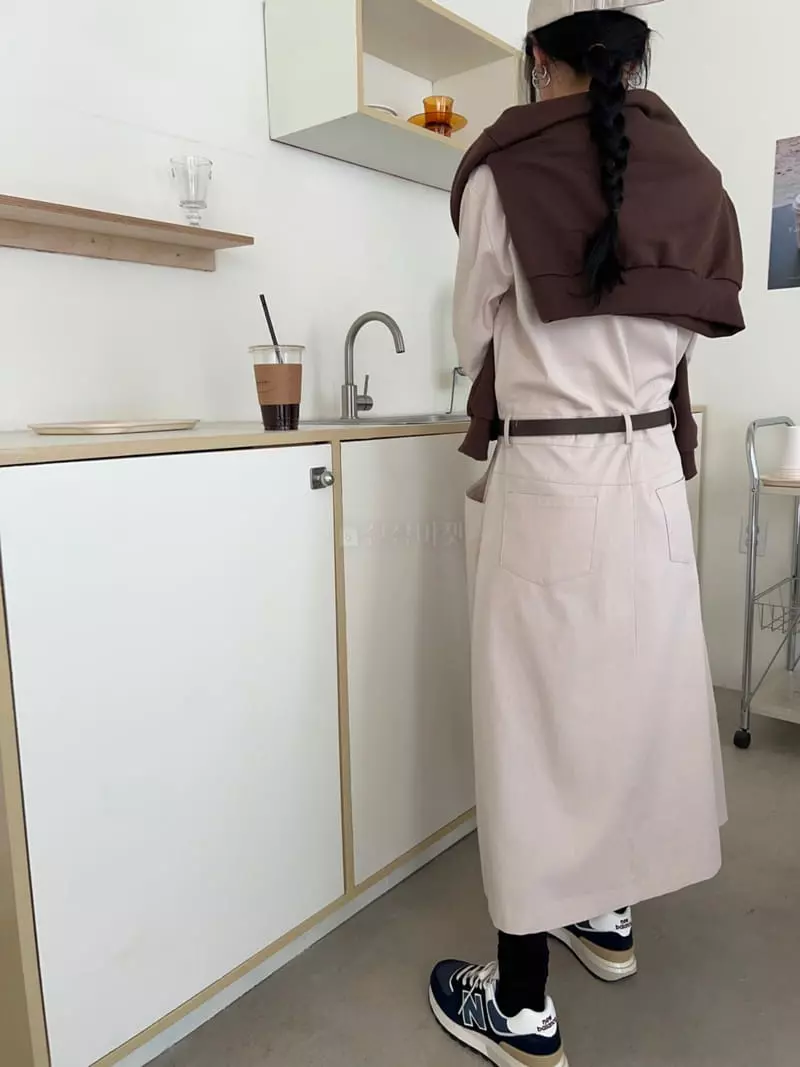 Bricklane - Korean Women Fashion - #womensfashion - Low Belt One-piece - 6