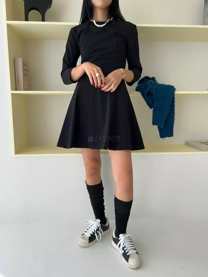 Bricklane - Korean Women Fashion - #womensfashion - Line Mini One-piece - 2