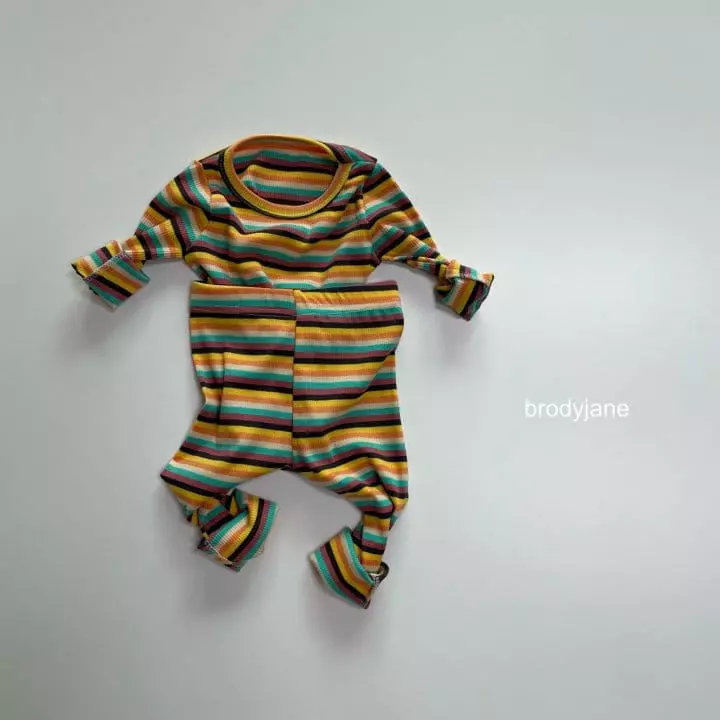 Brody Jane - Korean Children Fashion - #childrensboutique - Multi Stripes Set - 7