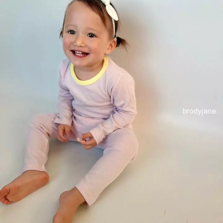 Brody Jane - Korean Children Fashion - #kidsshorts - Rib Stripes Set - 2