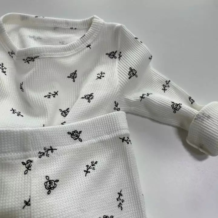 Brody Jane - Korean Children Fashion - #magicofchildhood - Waffle Rose Set - 10