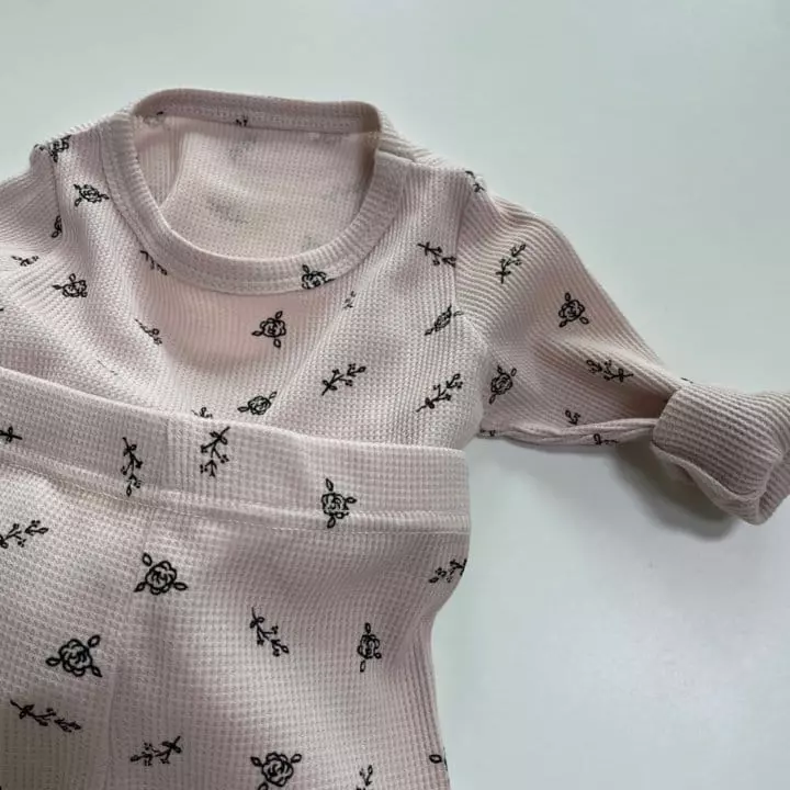 Brody Jane - Korean Children Fashion - #minifashionista - Waffle Rose Set - 11