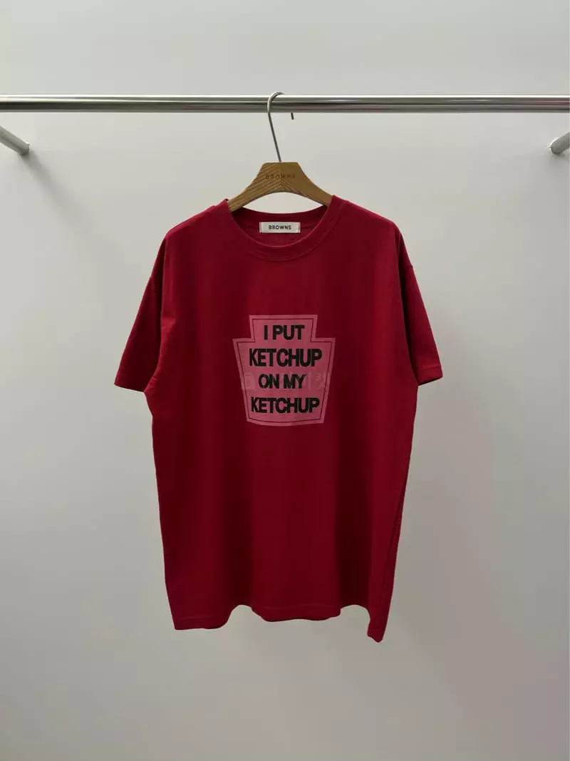 Browns - Korean Women Fashion - #momslook - Ketchup Tee - 7