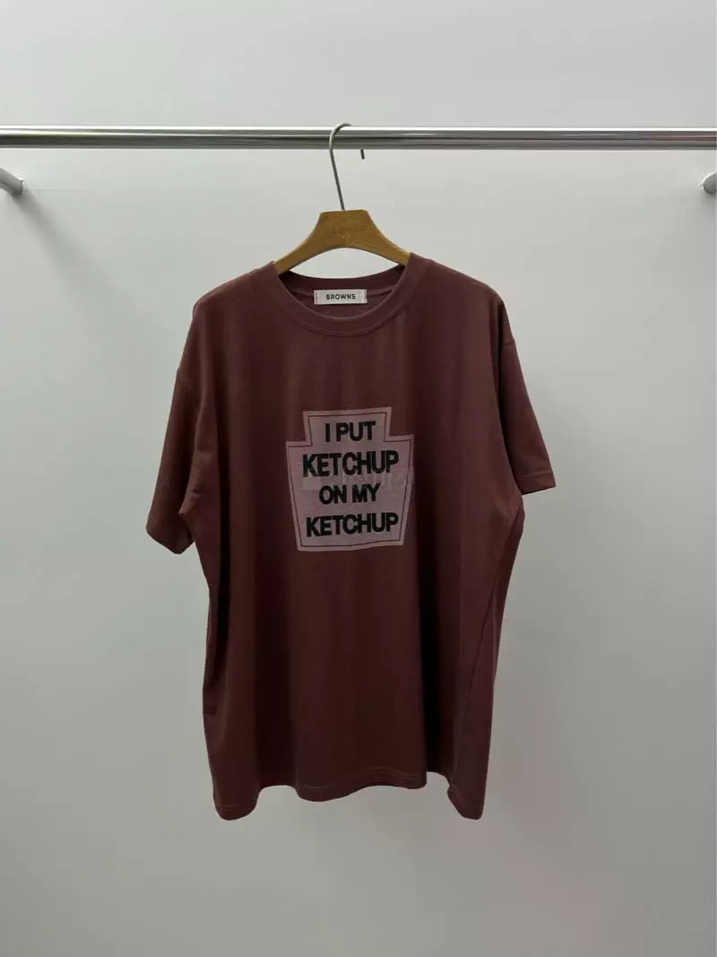 Browns - Korean Women Fashion - #momslook - Ketchup Tee - 9