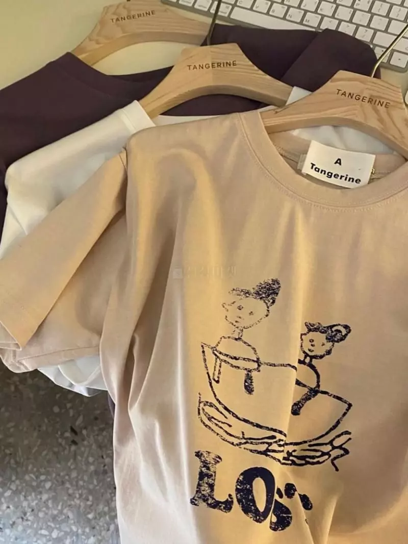 Browns - Korean Women Fashion - #momslook - Under Paint Tee - 8