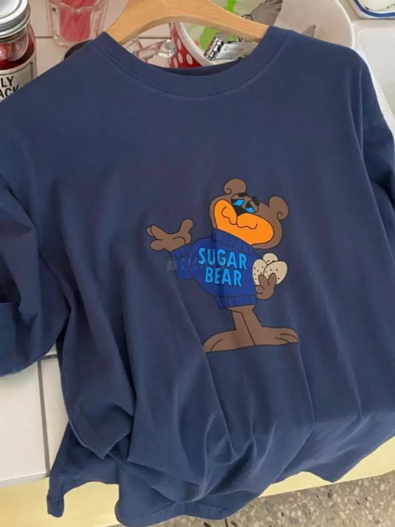 Browns - Korean Women Fashion - #momslook - Sugar Bear Tee - 5