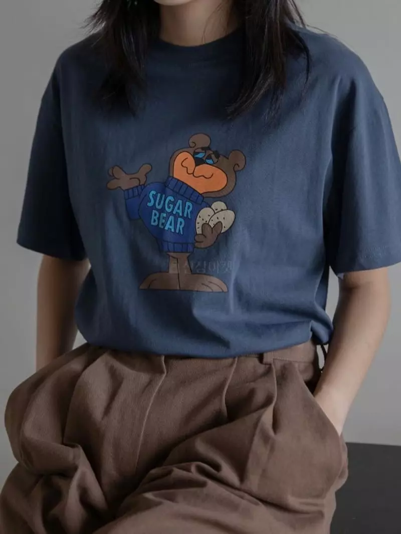 Browns - Korean Women Fashion - #momslook - Sugar Bear Tee - 7