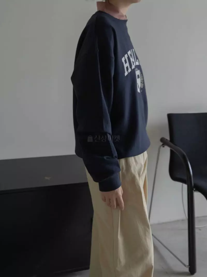 Browns - Korean Women Fashion - #momslook - Sain Paul Paitn Sweatshirt - 7