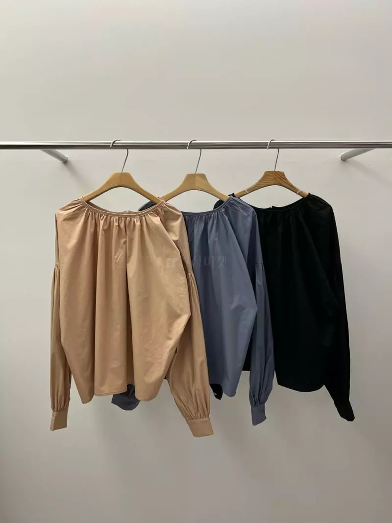 Browns - Korean Women Fashion - #momslook - Petit Shirring Blouse - 3