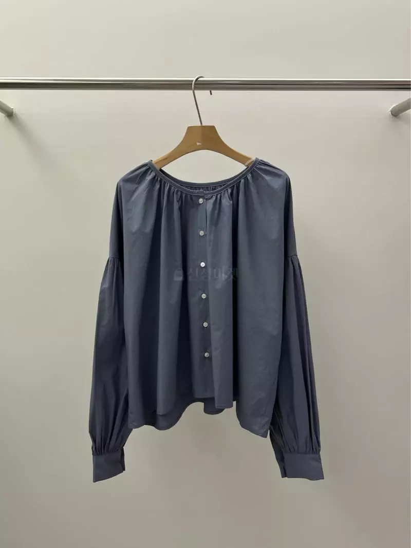 Browns - Korean Women Fashion - #momslook - Petit Shirring Blouse - 7